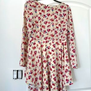 Long sleeve floral dress